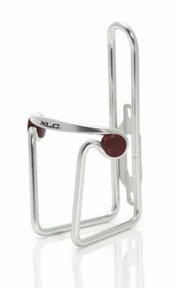 XLC Trinkflaschenhalter Alu BC-A02 Silber/matt, Polster Rund