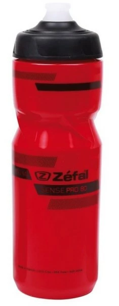 ZEFAL Trinkflasche Sense Pro 80 800ml/27oz Höhe 229mm Rot (schwarz) Flasche