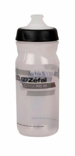 ZEFAL Trinkflasche Sense Pro 65 650ml/22oz Höhe 193mm Transp.(sw/grau) Flasche