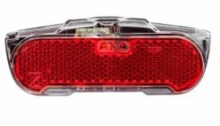 Axa Dynamo-Rücklicht Slim Steady 50mm Für Gepäckträger Schwarz-transparent StVZO