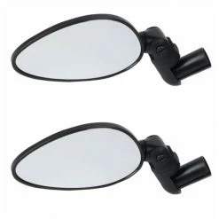 ZEFAL 2 X Zéfal Fahrradspiegel Cyclop Spiegel Rückspiegel Klappbar Einstellbar E-Bike Innenklemmung Univer