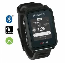 Sport Uhr Sigma ID Tri Basic Versch. Farben - Farbe: Schwarz