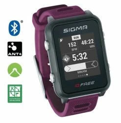 Sport Uhr Sigma ID Free - Farbe: Pflaume