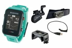 Sport Uhr Sigma ID Tri Set Versch. Farben - Farbe: Neon Mint