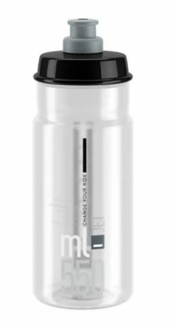 Elite Trinkflasche Jet 550 Ml Klar/grau