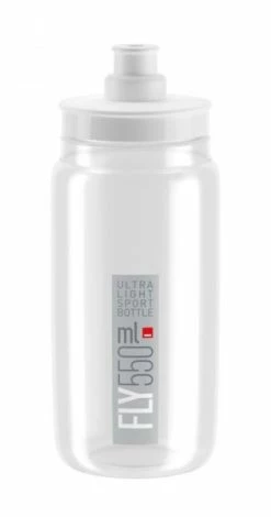 Elite Trinkflasche Fly 550 Ml Klar/grau