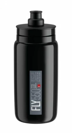 Elite Trinkflasche Fly 550 Ml Schwarz/grau