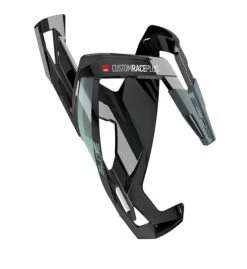 Trinkflaschenhalter Elite CustomRacePlus Glanzschwarz/dunkelgrün