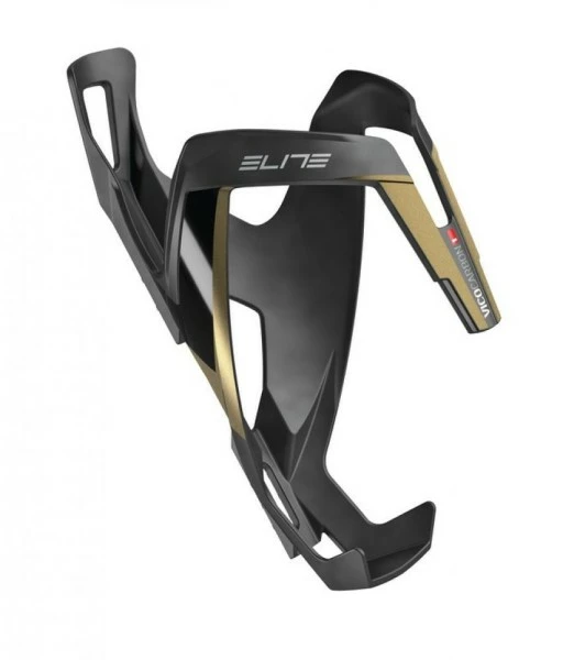 Elite Trinkflaschenhalter Vico Carbon Schwarz Matt/gold 3 Elite Trinkflaschenhalter Vico Carbon Schwarz Matt/gold