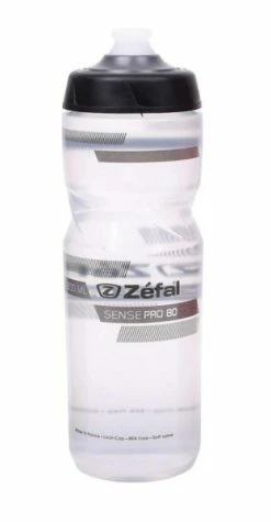 ZEFAL Trinkflasche Sense Pro 80 800ml/27oz Höhe 229mm Transp(grau/sw) Flasche