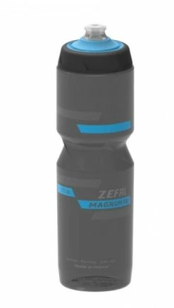 Zefal Trinkflasche Magnum Pro 975 Ml Smokedblack Blue Grey Flasche