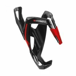 Elite Flaschenhalter CustomRacePlus Glanzschwarz/rot