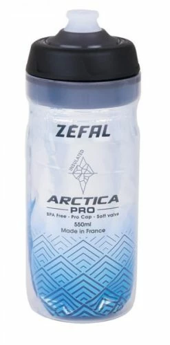 Zefal Trinkflasche Arctica Pro 55 550 Ml Silver-blue Flasche