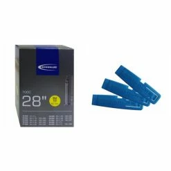 Schlauch Schwalbe SV17 Lang 28x1 1/8-1.75 28/47-622/635 SV60mm Reifenheber 3 Stk.