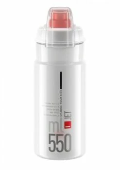 Elite Trinkflasche Jet Plus 550 Ml Klar Rot