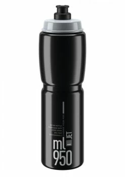 Elite Trinkflasche Jet 950 Ml Schwarz Grau