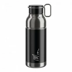 Elite Trinkflasche Mia 650 Ml Schwarz Silber Edelstahl