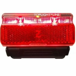 Busch-mueller Busch&Müller B&M Akku-Tr-Rücklicht Toplight Line, LED, Schwarz Stvzo 80mm