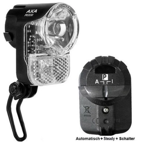 Axa Dynamo-Scheinwerfer PICO30 SteadyAuto Axa LED Schwarz Lose AXA NL 916870 StVZO 3 Axa Dynamo-Scheinwerfer PICO30 SteadyAuto Axa LED Schwarz Lose AXA NL 916870 StVZO