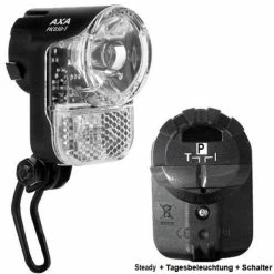 Axa Dynamo-Scheinwerfer PICO30 T Steady LED Schwarz Tagfahrlicht Lose AXA NL 916570 StVZO