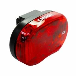 Batterie-Rücklicht Star, LED, Schwarz, Messingschlager Stvzo