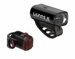 Lezyne Beleuchtungs-Set Vorne Und Hinten Hecto Drive 40 Und Femto StVZO Akku Schwarz