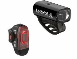 Lezyne Beleuchtungs-Set Vorne Und Hinten Hecto Drive 40 Und KTV StVZO Akku Schwarz
