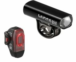 Lezyne Beleuchtungs-Set Vorne Und Hinten Hecto Pro 65 Und KTV StVZO Akku Schwarz
