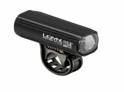 Lezyne Front Scheinwerfer LED Weiß Power Pro 115 3 Modi StVZO Akku Schwarz Glänzend