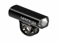 Lezyne Front Scheinwerfer LED Weiß Lite Drive Pro 115 3 Modi StVZO Akku Schwarz Glänzend