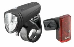 Axa Beleuchtungs-Set Greenline 25 Schwarz 25 Lux Mit K~ AXA NL 93939195CB StVZO