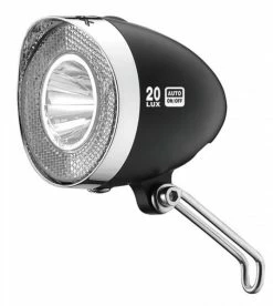 XLC Scheinwerfer LED Retro Reflektor 20Lux Schalt. Standlicht Senso Sz STVZO