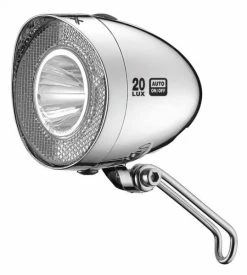 XLC Scheinwerfer LED Retro Reflektor 20Lux Schalt. Standlicht Senso Ch STVZO