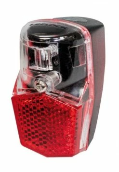 Trelock LED-Batt-Rücklicht Duo LS 640 Schwarz Inkl. Batterien STVZO