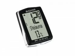 Fahrradcomputer Sigma BC 14.16 STS CAD Kabellos Mit Trittfrequenz Kit
