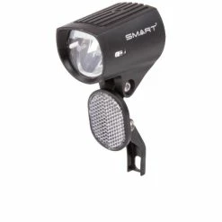 E-Bike-Scheinwerfer, LED, Schwarz, DC 6-48V, Messingschlager Stvzo