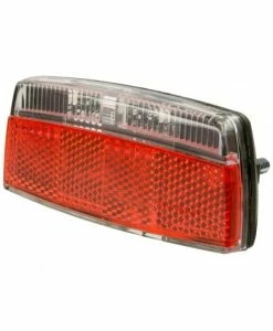 Litecco Dynamo-LED-Rücklicht TWOGO Mit Standlichtfunktion Gepäckträgermontage 80mm STVZO