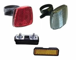 Busch-mueller Busch&Müller B&M 1x Frontstrahler 1x Rückstrahler 1x Pedal Reflektoren Zum Schrauben 4 Stück Rückstr