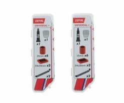 2 X Reparatur-Set Universal Zefal 8 Flicken 5g Klebelösung 2 Reifenheber Flickzeug
