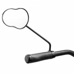 Ergotec Fahrradspiegel M-99 L Alu, Linksmontage, Schwarz