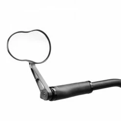 Ergotec Fahrradspiegel M 99 Alu, Links-und Rechtsmontage, Schwarz