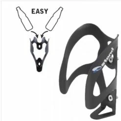 Messingschlager Flaschenhalter Alu Trans-X O-Stand Schwarz