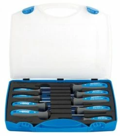 Schrauberdreher-Set Unior In Kassette 9-teilig, Schlitz/PH/PZ, 607PB9TBI